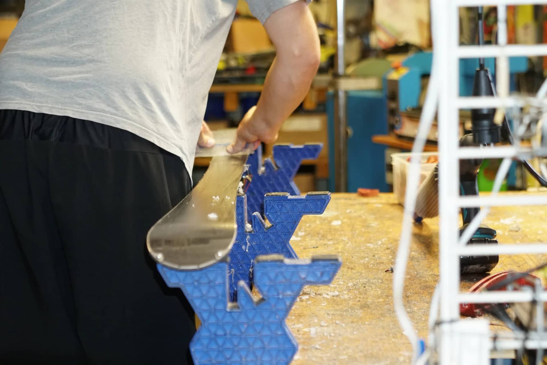 Atelier de reconditionnement ski
