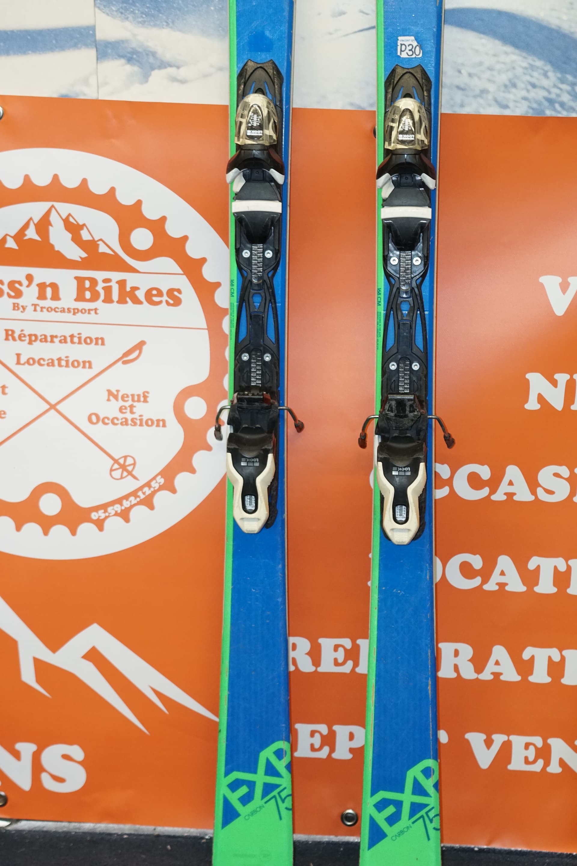 Rossignol Experience 75 Carbon – Skis de piste d’occasion avec fixations — vue 3