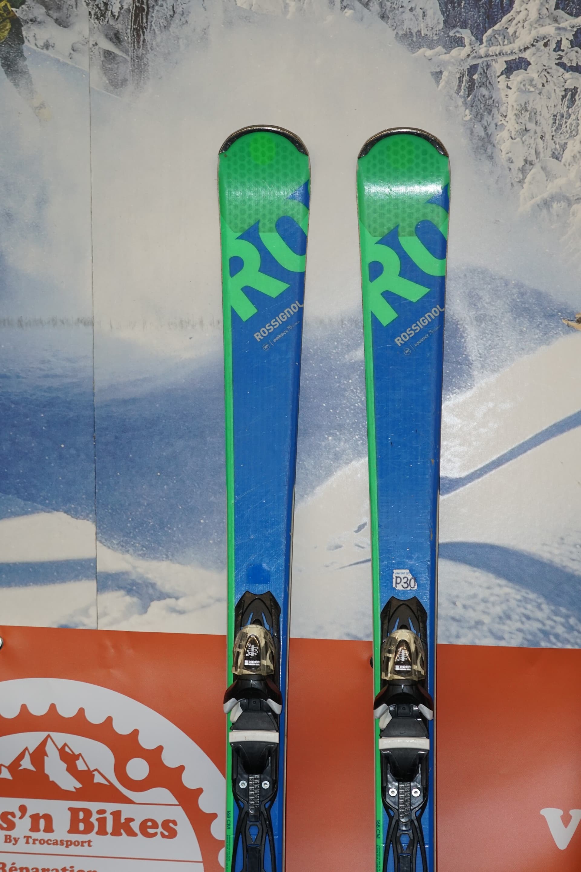 Rossignol Experience 75 Carbon – Skis de piste d’occasion avec fixations — vue 4
