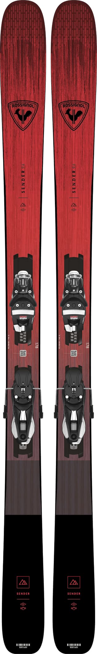 Rossignol Sender 94 Ti + Fixations NX 12 GW – Skis Freeride All-Mountain Neufs